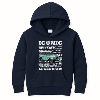 Cruiser Costa Rica Coffee Legendary Reliability 70S Vintage Kids Hoodie