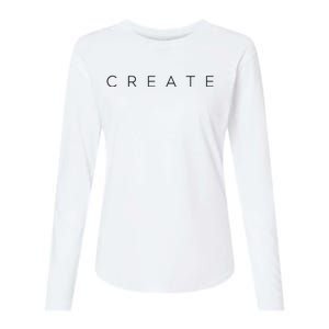 Create Womens Cotton Relaxed Long Sleeve T-Shirt