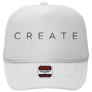 Create High Crown Mesh Back Trucker Hat