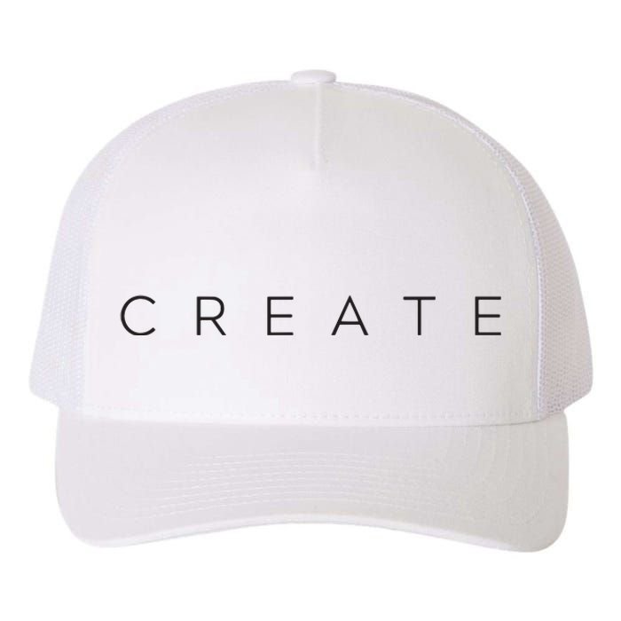 Create Yupoong Adult 5-Panel Trucker Hat