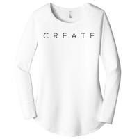 Create Women's Perfect Tri Tunic Long Sleeve Shirt