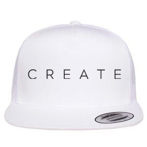 Create Flat Bill Trucker Hat