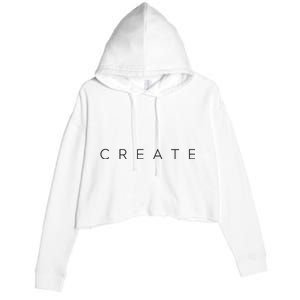 Create Crop Fleece Hoodie