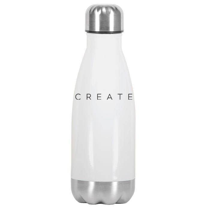 Create Stainless Steel Insulated Water Bottle