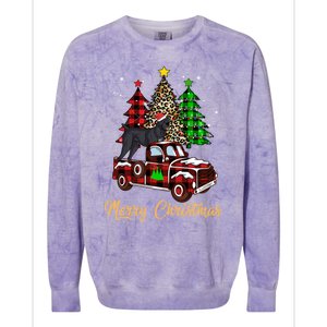 Cane Corso Riding Xmas Truck Merry Christmas Dog Lover Funny Gift Colorblast Crewneck Sweatshirt