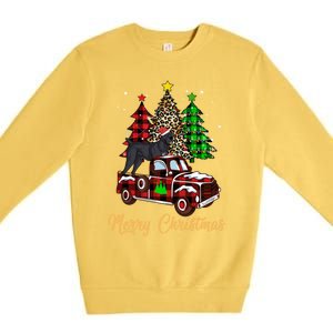 Cane Corso Riding Xmas Truck Merry Christmas Dog Lover Funny Gift Premium Crewneck Sweatshirt