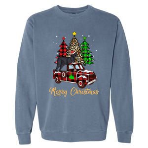 Cane Corso Riding Xmas Truck Merry Christmas Dog Lover Funny Gift Garment-Dyed Sweatshirt