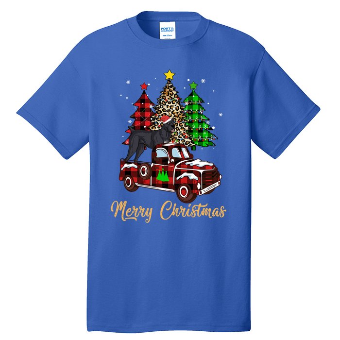 Cane Corso Riding Xmas Truck Merry Christmas Dog Lover Funny Gift Tall T-Shirt