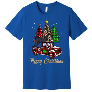 Cane Corso Riding Xmas Truck Merry Christmas Dog Lover Funny Gift Premium T-Shirt