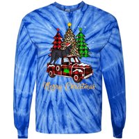 Cane Corso Riding Xmas Truck Merry Christmas Dog Lover Funny Gift Tie-Dye Long Sleeve Shirt