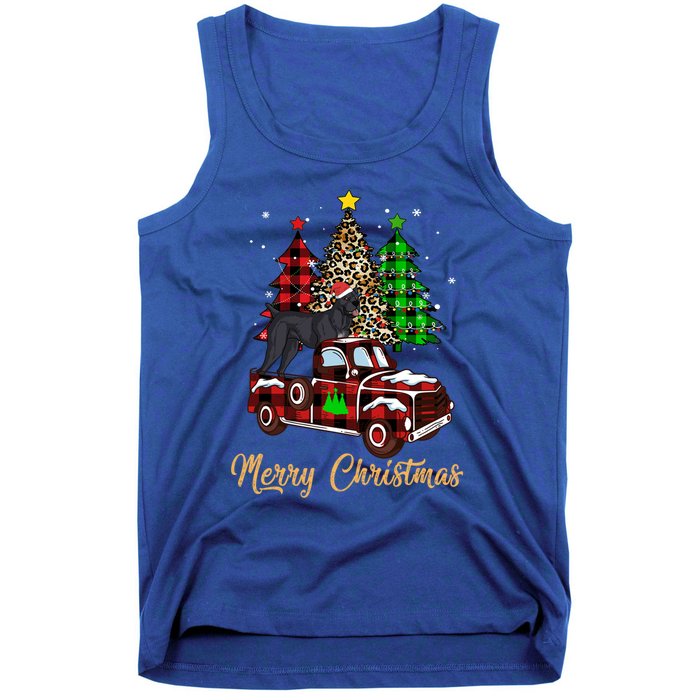 Cane Corso Riding Xmas Truck Merry Christmas Dog Lover Funny Gift Tank Top