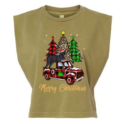 Cane Corso Riding Xmas Truck Merry Christmas Dog Lover Funny Gift Garment-Dyed Women's Muscle Tee