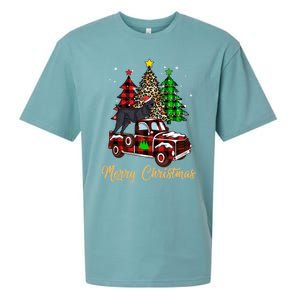 Cane Corso Riding Xmas Truck Merry Christmas Dog Lover Funny Gift Sueded Cloud Jersey T-Shirt