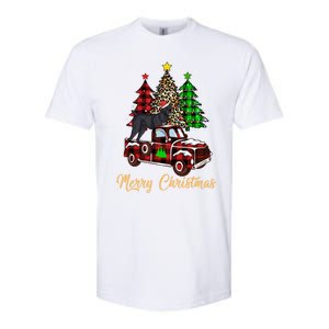 Cane Corso Riding Xmas Truck Merry Christmas Dog Lover Funny Gift Softstyle CVC T-Shirt