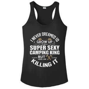 Camping Camper RV Camping Vacation Camping Dad Ladies PosiCharge Competitor Racerback Tank