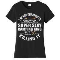 Camping Camper RV Camping Vacation Camping Dad Women's T-Shirt