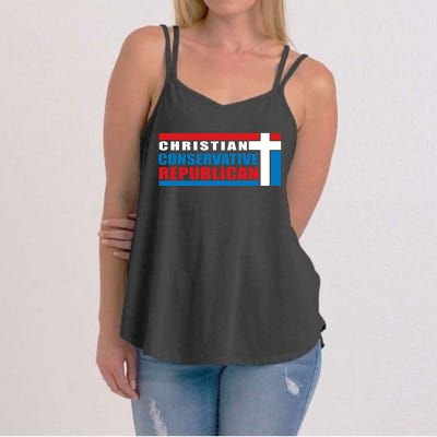 Christian Conservative Republican Cross Women's Strappy Tank