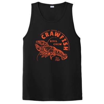 Crawfish Crew Retro Louisiana Cajun Seafood Gift PosiCharge Competitor Tank