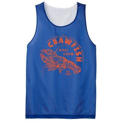 Crawfish Crew Retro Louisiana Cajun Seafood Gift Mesh Reversible Basketball Jersey Tank