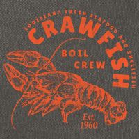 Crawfish Crew Retro Louisiana Cajun Seafood Gift Cotton Canvas Backpack