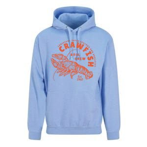 Crawfish Crew Retro Louisiana Cajun Seafood Gift Unisex Surf Hoodie