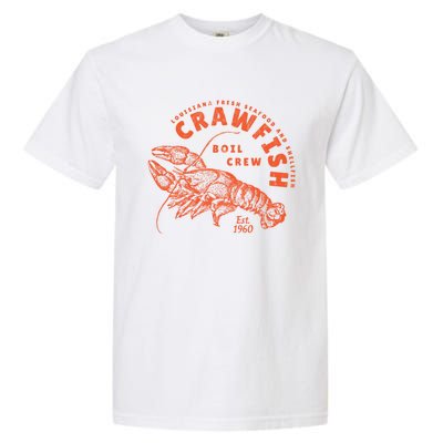 Crawfish Crew Retro Louisiana Cajun Seafood Gift Garment-Dyed Heavyweight T-Shirt