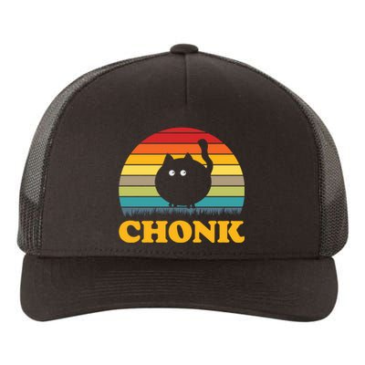 Chonk Cat Retro Vintage Yupoong Adult 5-Panel Trucker Hat