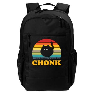 Chonk Cat Retro Vintage Daily Commute Backpack