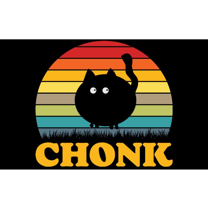 Chonk Cat Retro Vintage Bumper Sticker