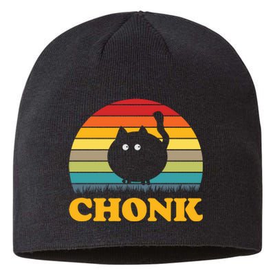 Chonk Cat Retro Vintage Sustainable Beanie