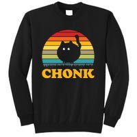 Chonk Cat Retro Vintage Tall Sweatshirt