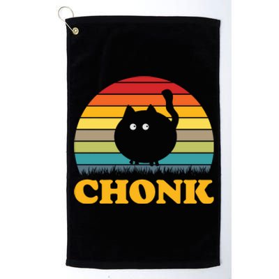 Chonk Cat Retro Vintage Platinum Collection Golf Towel