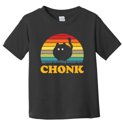 Chonk Cat Retro Vintage Toddler T-Shirt