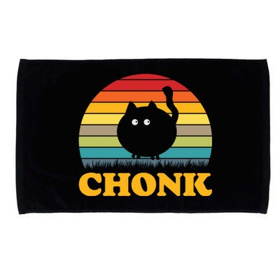 Chonk Cat Retro Vintage Microfiber Hand Towel