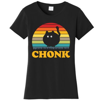 Chonk Cat Retro Vintage Women's T-Shirt