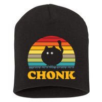 Chonk Cat Retro Vintage Short Acrylic Beanie