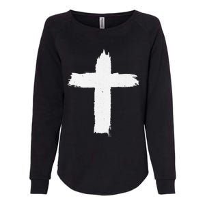 Christian Cross Religious Symbol Jesus Is King Forever Womens California Wash Sweatshirt