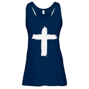 Christian Cross Religious Symbol Jesus Is King Forever Ladies Essential Flowy Tank