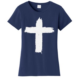 Christian Cross Religious Symbol Jesus Is King Forever Women's T-Shirt