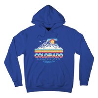 Classic Colorado Retro Colorful 80s Design Funny Gift Hoodie