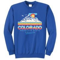 Classic Colorado Retro Colorful 80s Design Funny Gift Sweatshirt