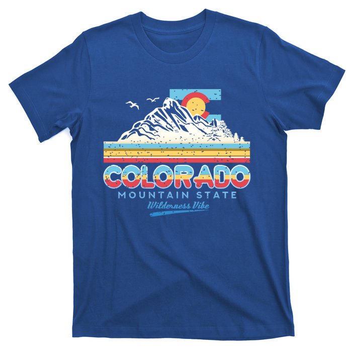 Classic Colorado Retro Colorful 80s Design Funny Gift T-Shirt