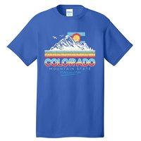 Classic Colorado Retro Colorful 80s Design Funny Gift Tall T-Shirt