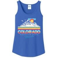 Classic Colorado Retro Colorful 80s Design Funny Gift Ladies Essential Tank