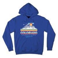 Classic Colorado Retro Colorful 80s Design Funny Gift Tall Hoodie