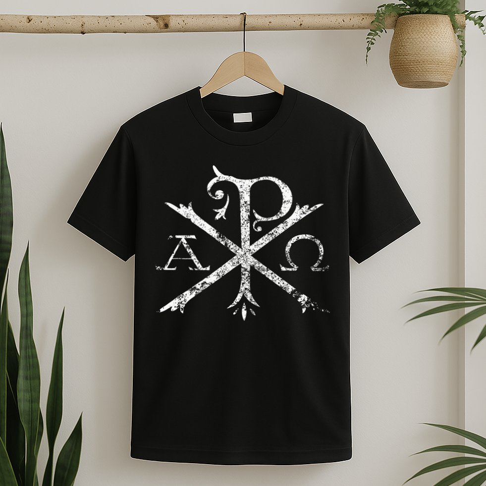 Christian Chi Rho Labarum Christogram Cross Faith T-Shirt