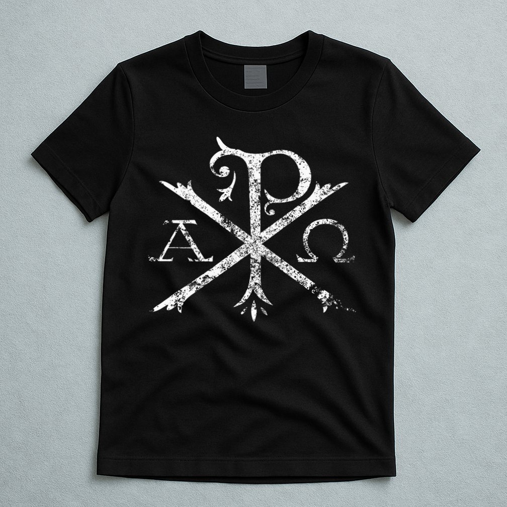 Christian Chi Rho Labarum Christogram Cross Faith T-Shirt
