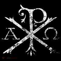 Christian Chi Rho Labarum Christogram Cross Faith Drawstring Bag