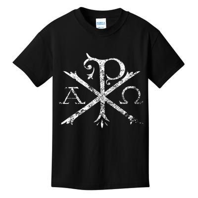 Christian Chi Rho Labarum Christogram Cross Faith Kids T-Shirt