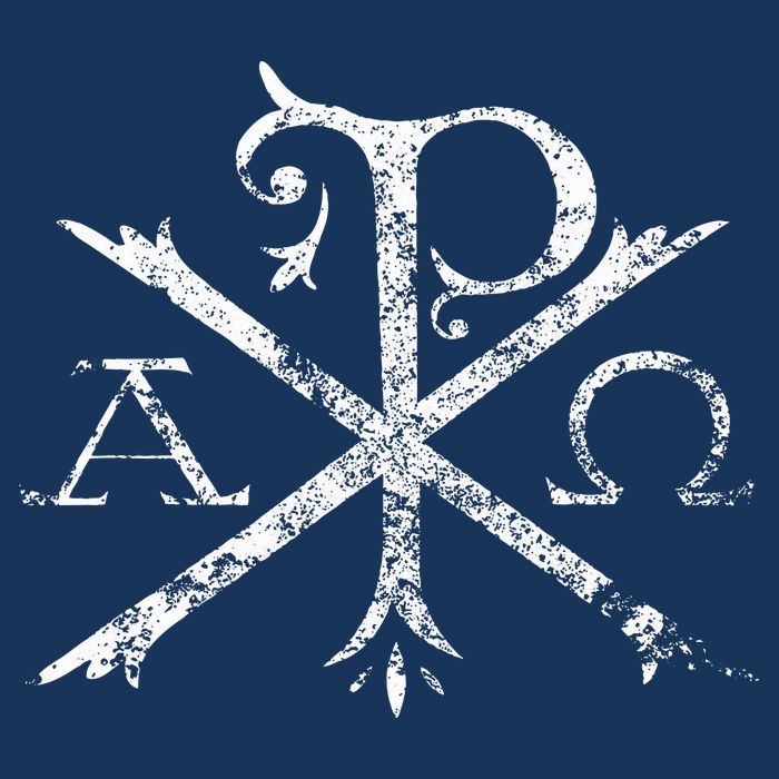 Christian Chi Rho Labarum Christogram Cross Faith Infant Baby Jersey Bodysuit